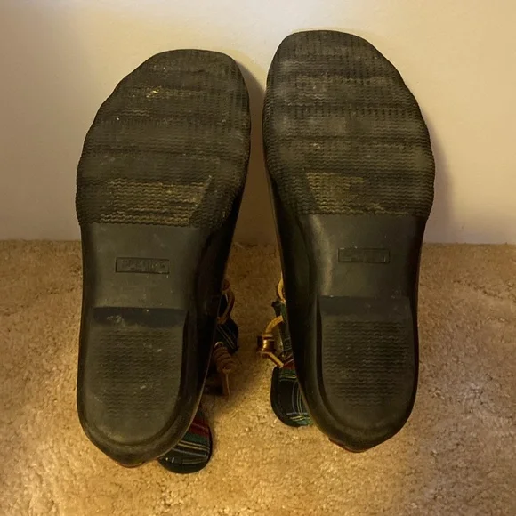 Sperry x J. Crew Duck Boots Plaid Tartan Size 9 - Picture 9 of 9